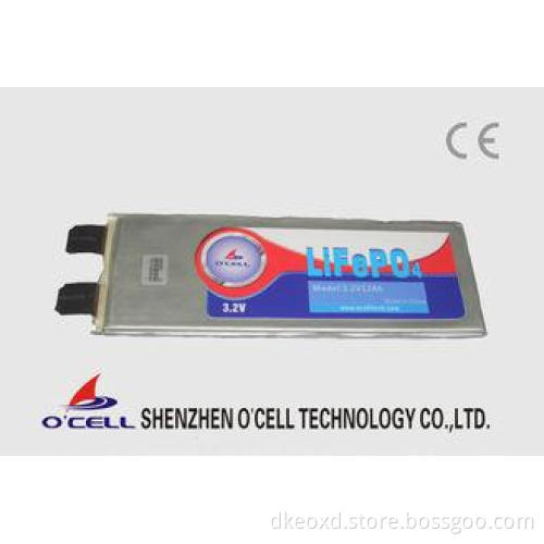 High Safety Soft Packing 3.2V 12AH LifePO4 Cell For Garden
